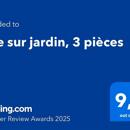 Vue Sur Jardin, 3 Pièces Appartamento